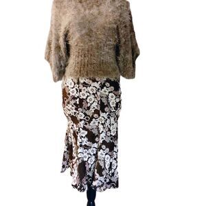 United Colors of Benetton Floral mermaid skirt